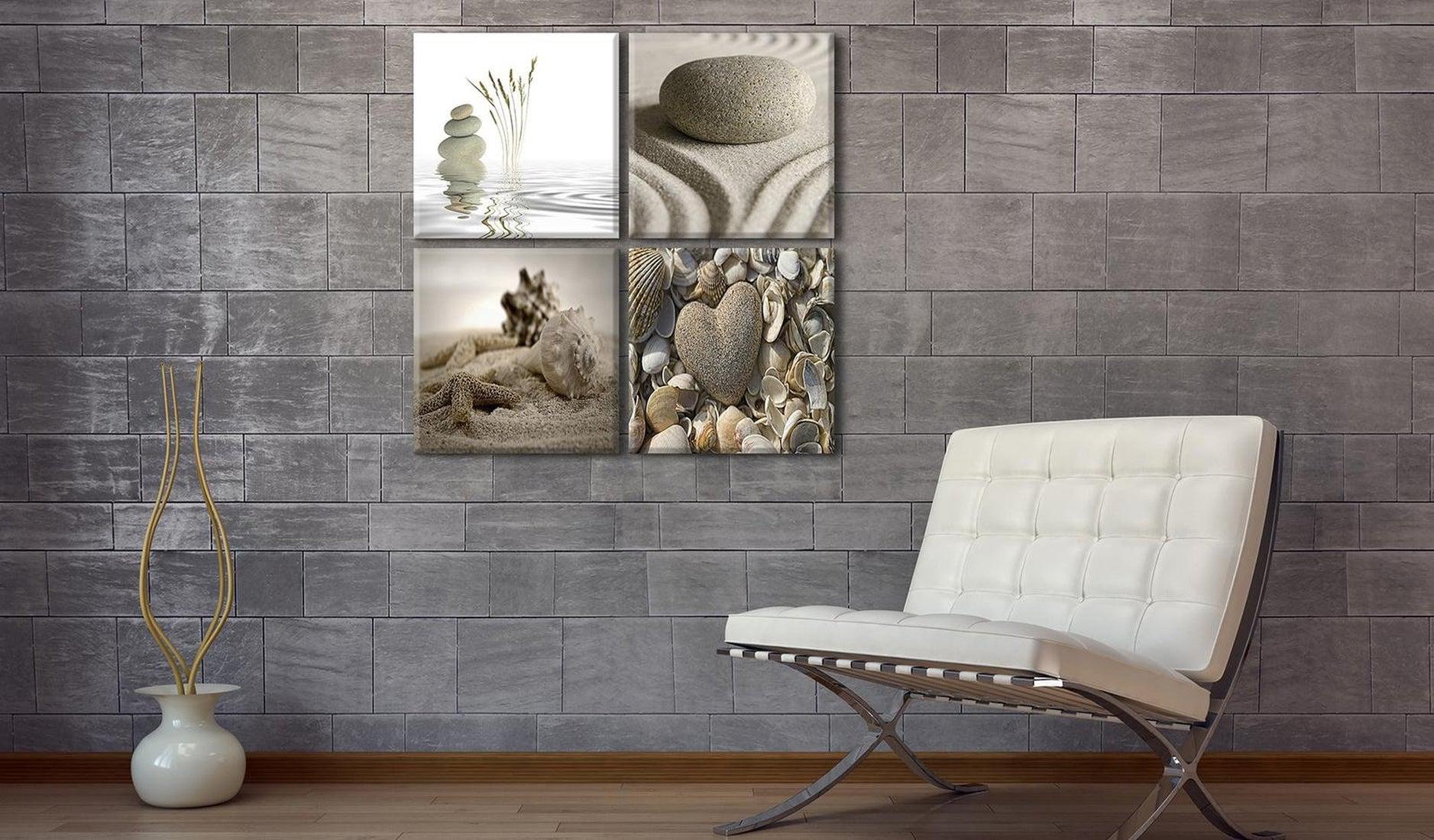 Stretched Canvas Zen Art - Beach