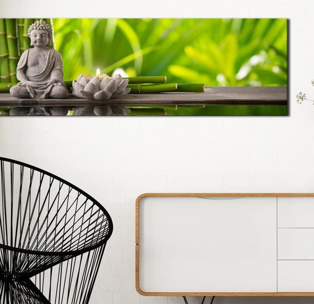 Stretched Canvas Zen Art - Buddha Meditation