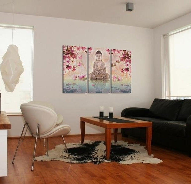 Stretched Canvas Zen Art - Buddha Meditation