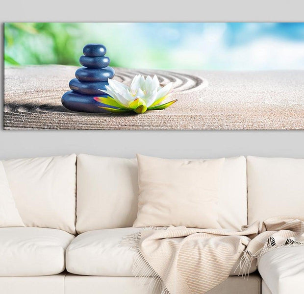 Stretched Canvas Zen Art - Calm Place