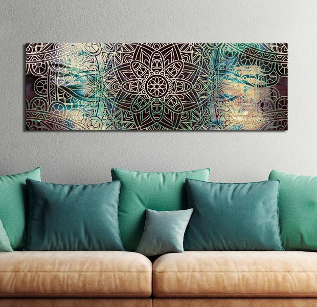 Stretched Canvas Zen Art - Mandala Knot Of Peace