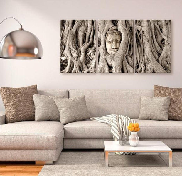 Stretched Canvas Zen Art - Meditation Tree