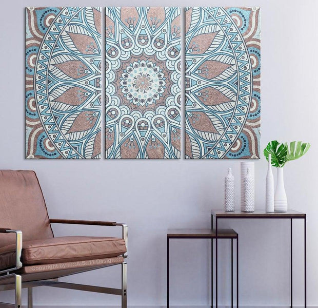 Stretched Canvas Zen Art - Oriental Circle