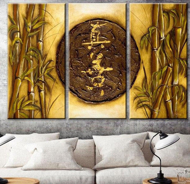 Stretched Canvas Zen Art - Oriental Symbol