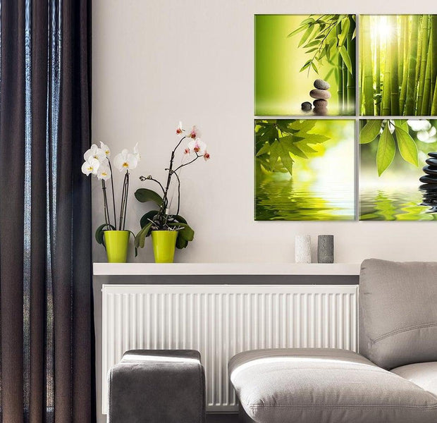 Stretched Canvas Zen Art - Peace