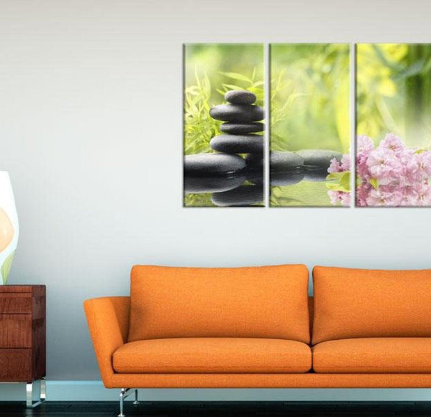 Stretched Canvas Zen Art - Zen Composition