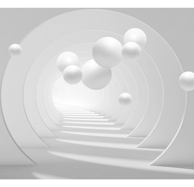 Peel & Stick 3D Illusion Wall Mural - 3D Tunnel - Removable Wall Decals