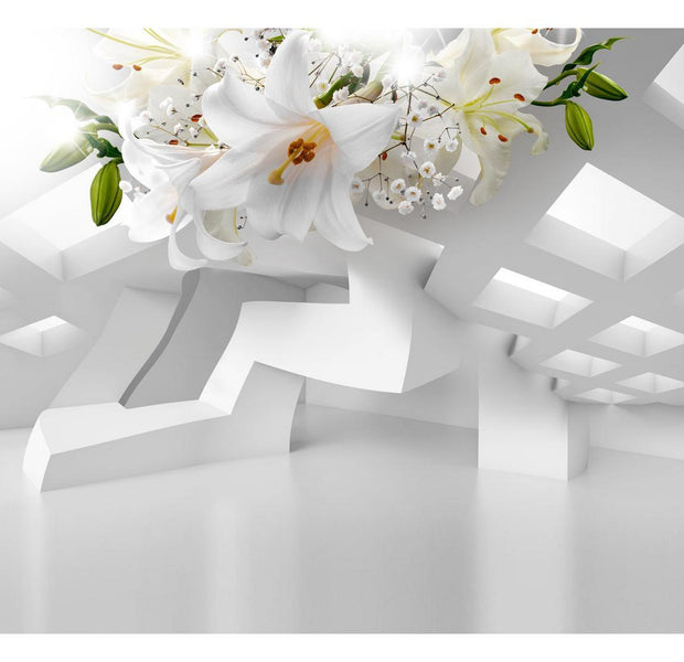 Peel & Stick 3D Illusion Wall Mural - Abstract Mirage - Removable Wall Decals