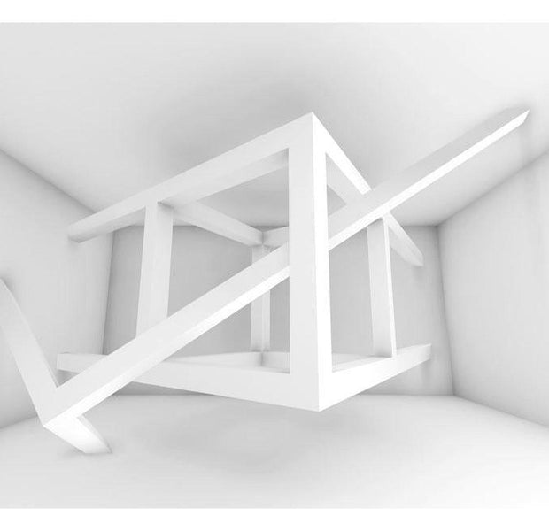 Peel & Stick 3D Illusion Wall Mural - Alabaster Composition - Removable Wall Decals