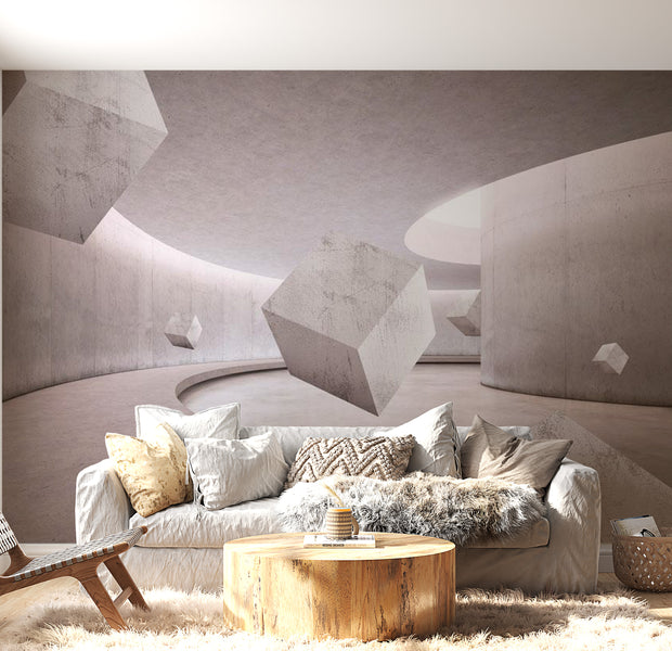 Peel & Stick 3D Illusion Wall Mural - Art Of Symmetry - Removable Wall Decals