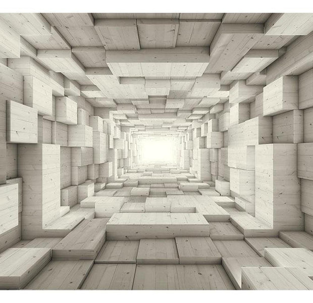 Peel & Stick 3D Illusion Wall Mural - Elevator - Removable Wall Decals