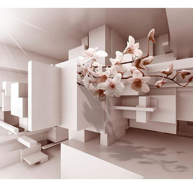 Peel & Stick 3D Illusion Wall Mural - Garden Of Future - Removable Wall Decals