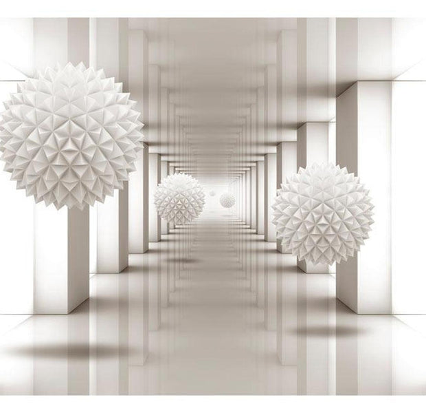 Peel & Stick 3D Illusion Wall Mural - Gateway To The Future - Removable Wall Decals