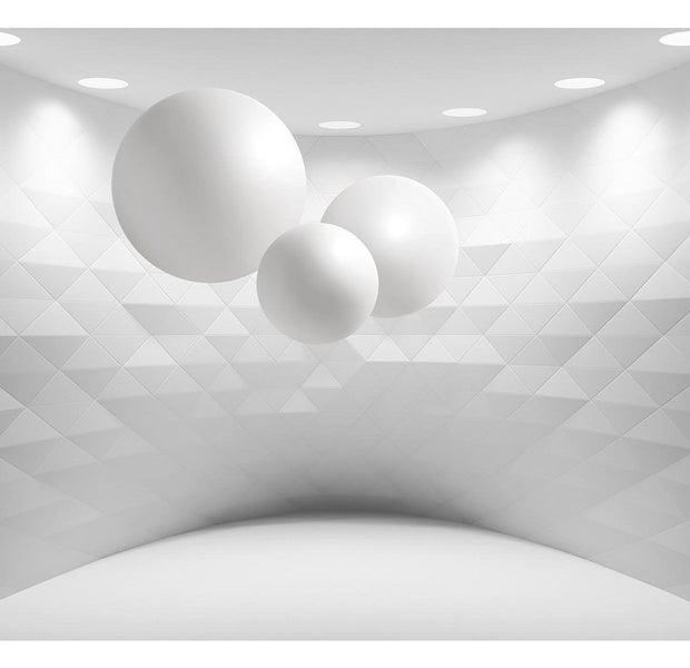 Peel & Stick 3D Illusion Wall Mural - Geometric Room - Removable Wall Decals