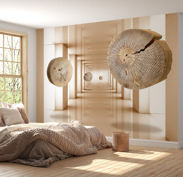 Peel & Stick 3D Illusion Wall Mural - Inventive Abstraction - Removable Wall Decals