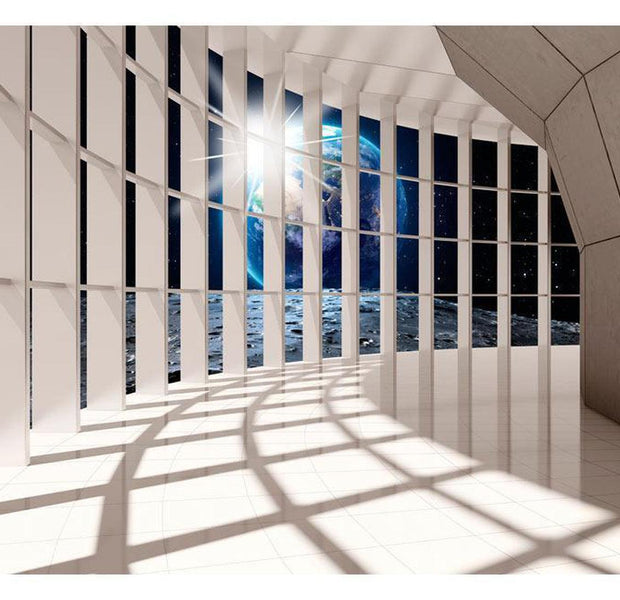 Peel & Stick 3D Illusion Wall Mural - Lunar Passage - Removable Wall Decals