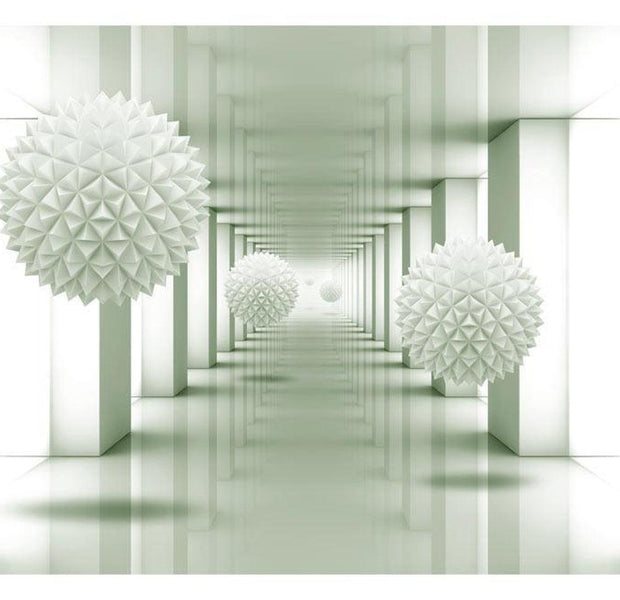 Peel & Stick 3D Illusion Wall Mural - Passage To The Future - Removable Wall Decals