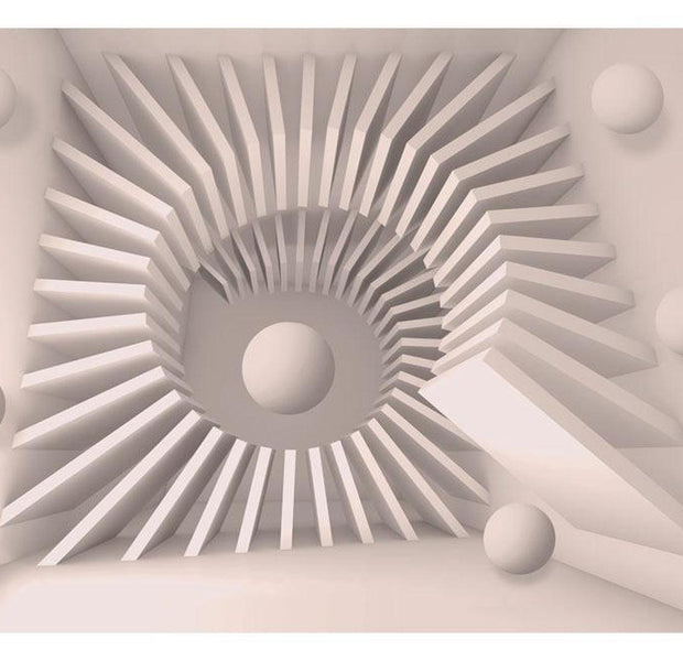 Peel & Stick 3D Illusion Wall Mural - Sand Chamber - Removable Wall Decals