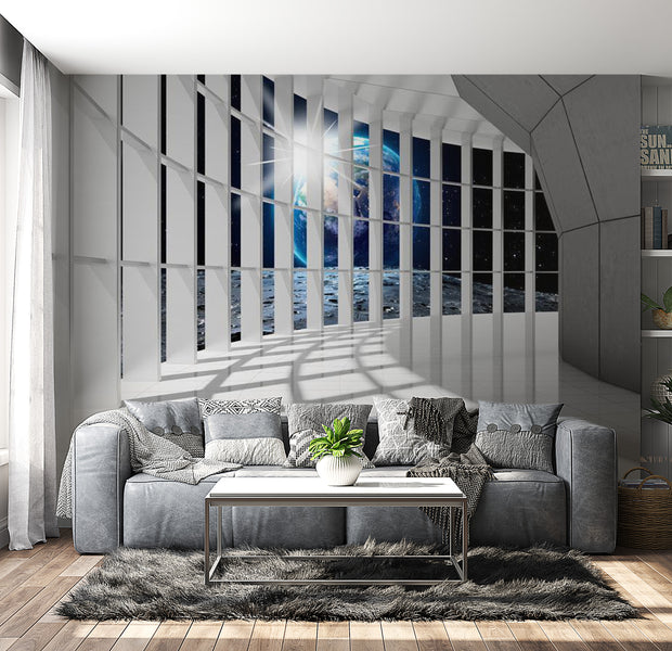 Peel & Stick 3D Illusion Wall Mural - Unearthly View - Removable Wall Decals