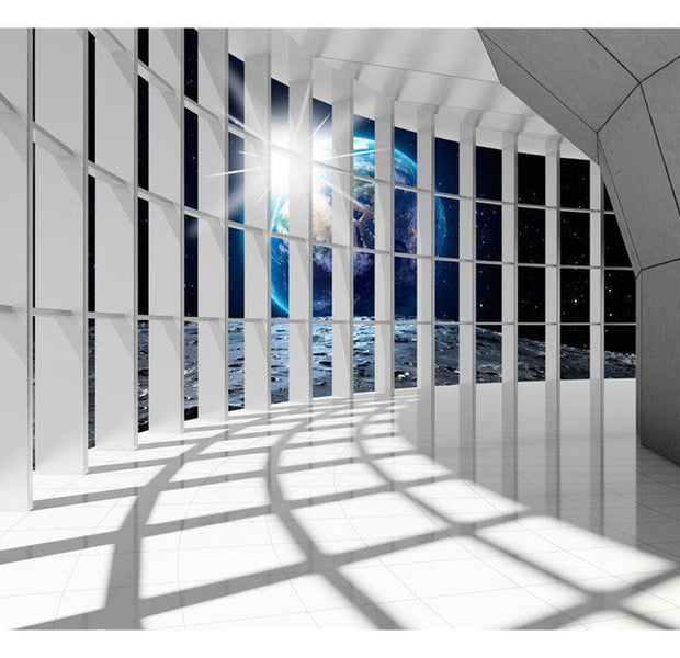 Peel & Stick 3D Illusion Wall Mural - Unearthly View - Removable Wall Decals