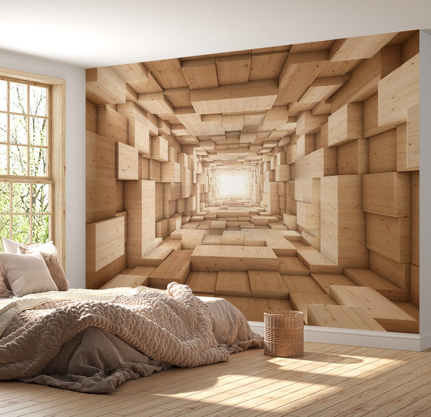 Peel & Stick 3D Illusion Wall Mural - Upwards... - Removable Wall Decals