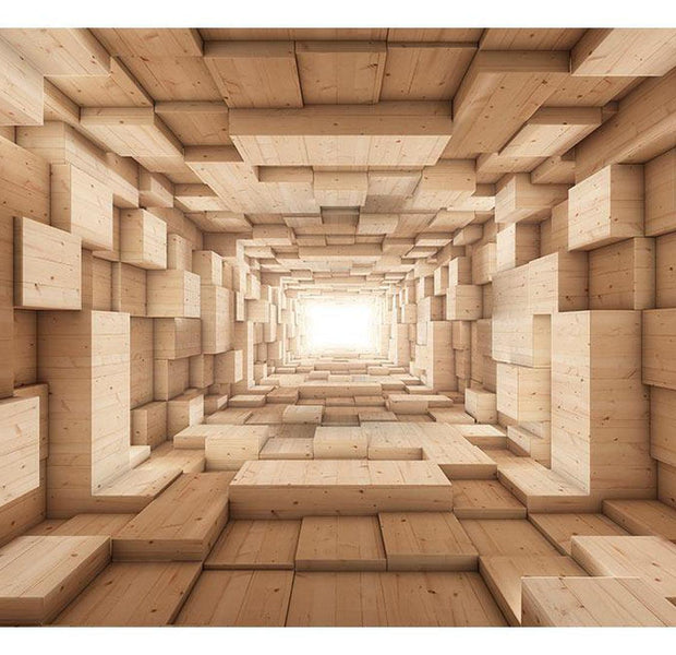 Peel & Stick 3D Illusion Wall Mural - Upwards... - Removable Wall Decals