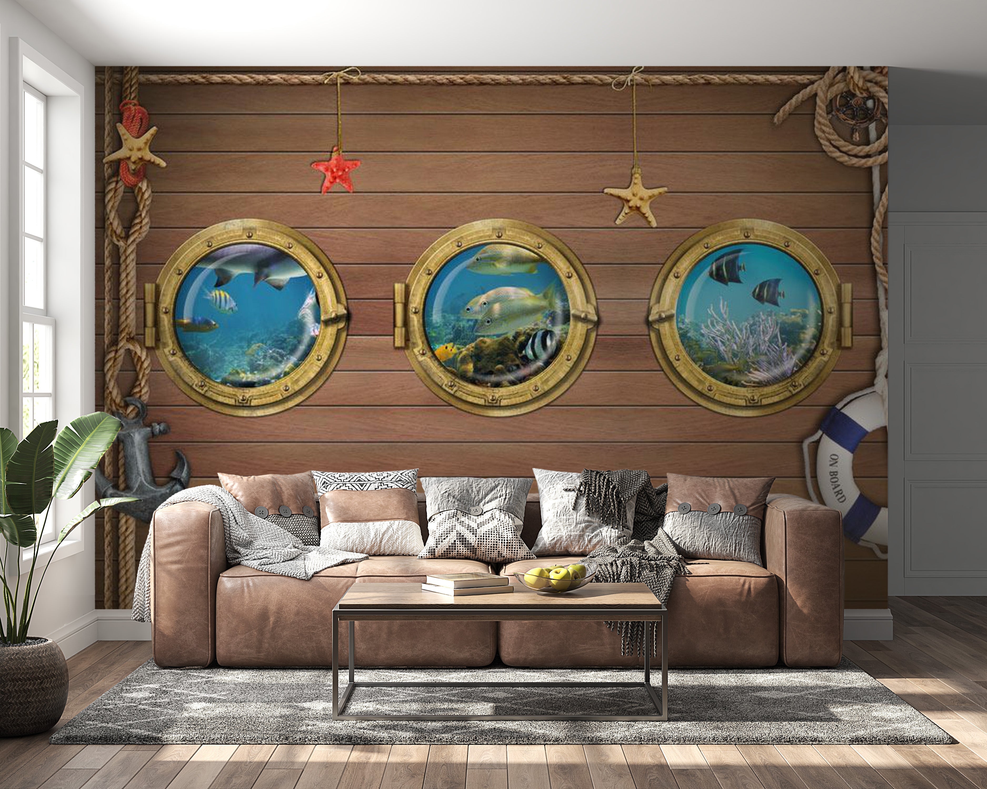 Animal Wallpaper Wall Mural - Overboard