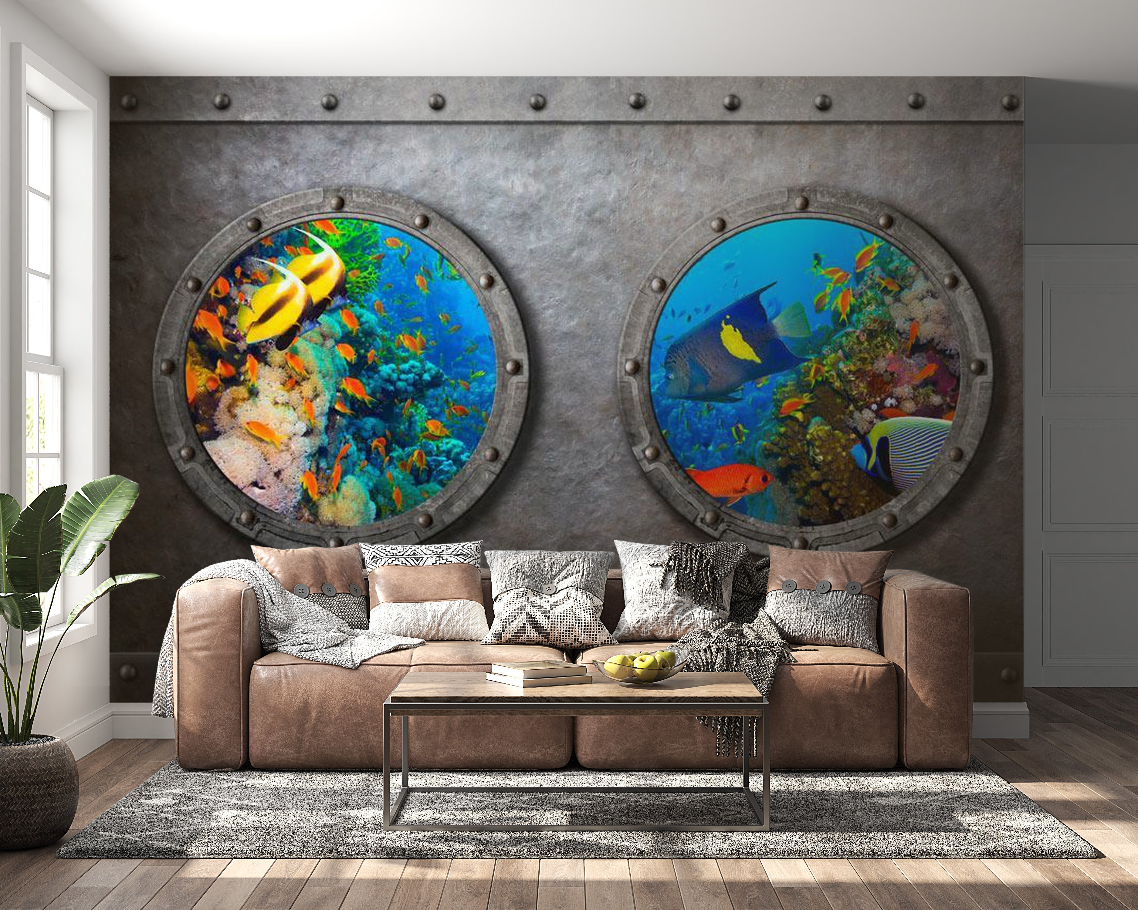 Landscape Wallpaper Wall Mural - Window To The Underwater World