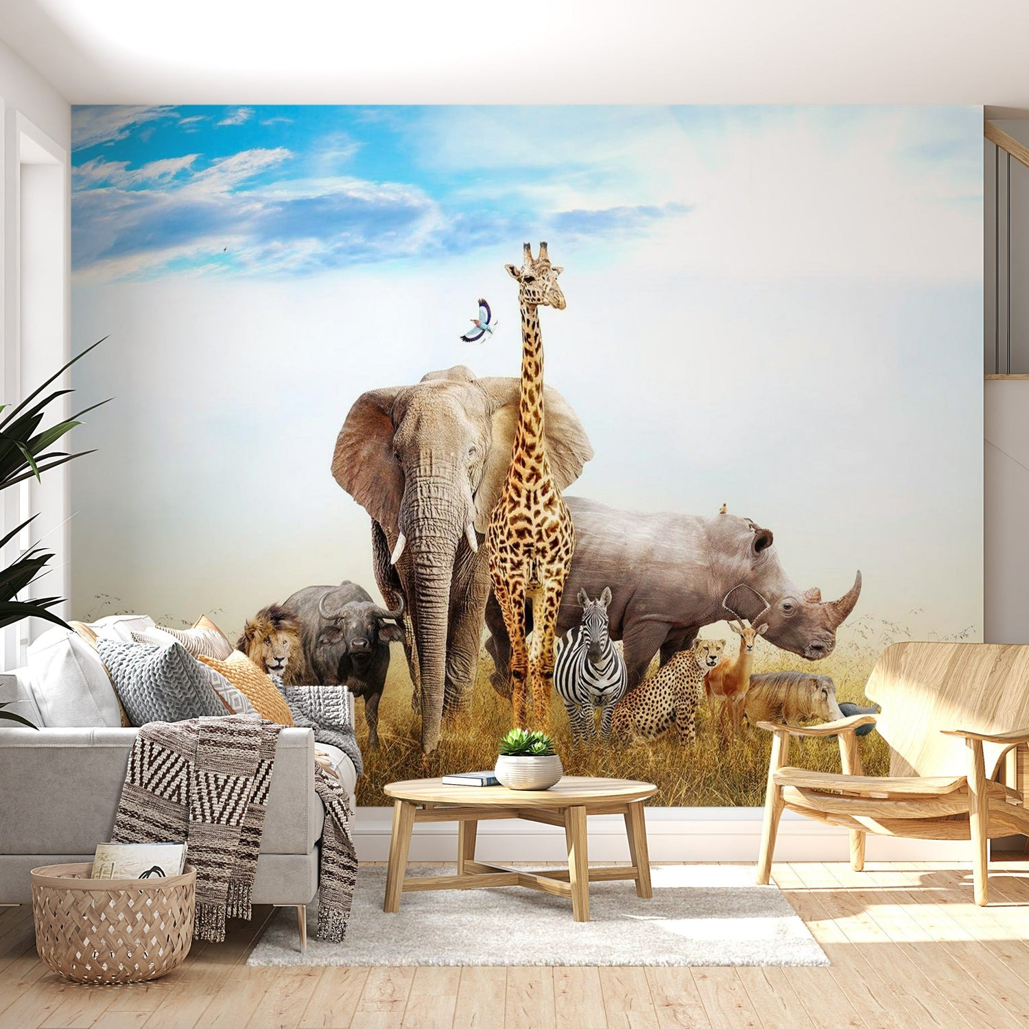 Animal Wallpaper Wall Mural - Fauna Of Africa