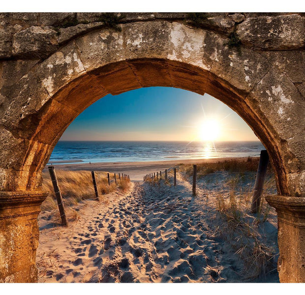 Peel & Stick Beach Wall Mural - Arch And Beach - Removable Wall Decals