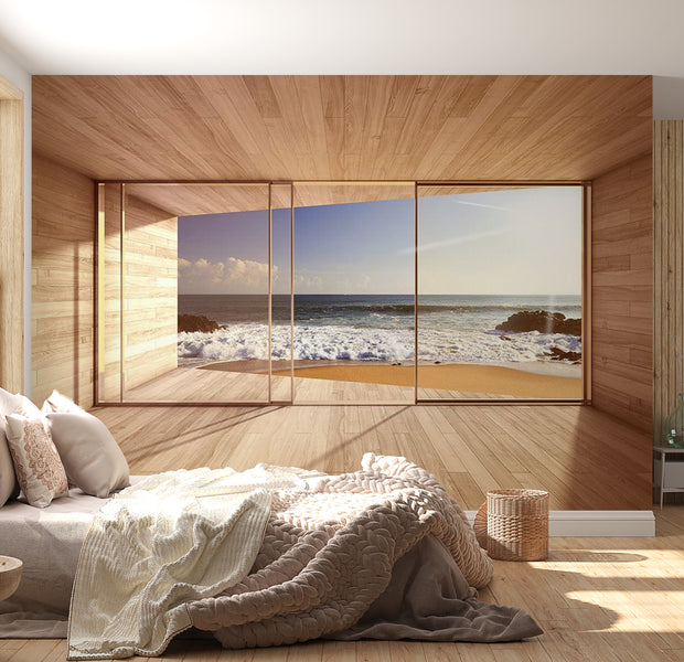 Peel & Stick Beach Wall Mural - Dream View - Removable Wall Decals