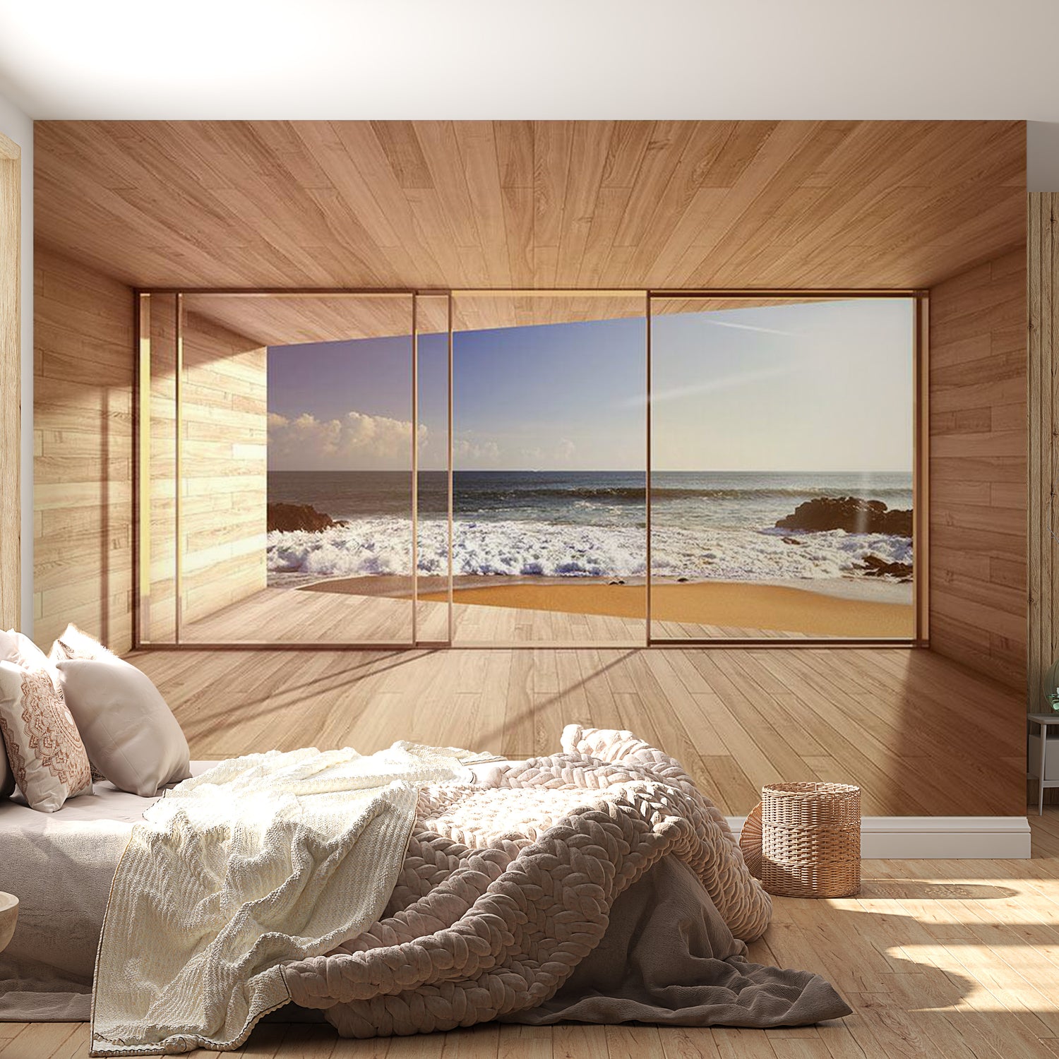 Peel & Stick Beach Wall Mural - Dream View - Removable Wall Decals