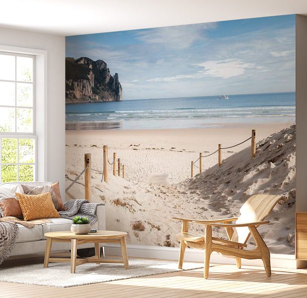 Peel & Stick Beach Wall Mural - Hot July - Removable Wall Decals