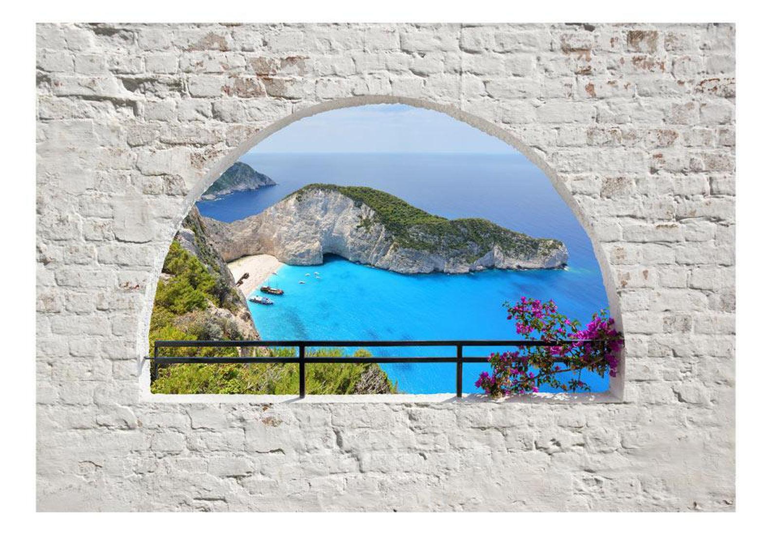 Peel & Stick Beach Wall Mural - Kalamaki, Zakynthos - Removable Wall Decals