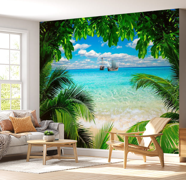 Peel & Stick Beach Wall Mural - Phuket Province - Removable Wall Decals