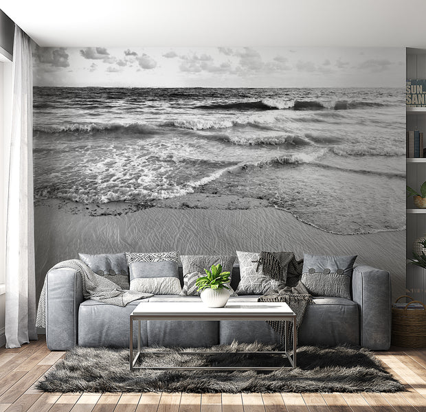 Peel & Stick Beach Wall Mural - Subtle Afternoon - Removable Wall Decals