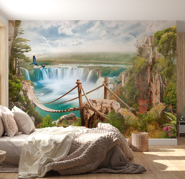 Peel & Stick Fantasy Wall Mural - Hidden Paradise - Removable Wall Decals