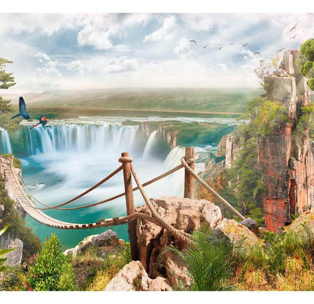 Peel & Stick Fantasy Wall Mural - Hidden Paradise - Removable Wall Decals