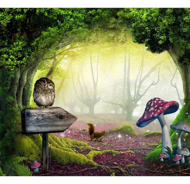 Peel & Stick Fantasy Wall Mural - Welcome To Paradise - Removable Wall Decals