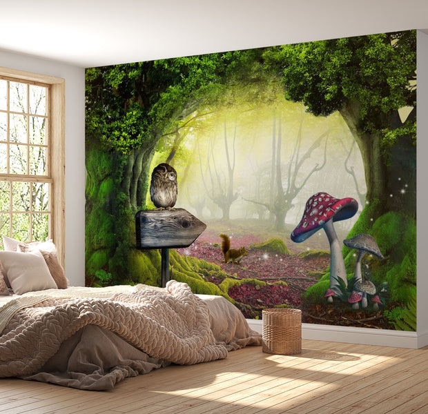Peel & Stick Fantasy Wall Mural - Welcome To Paradise - Removable Wall Decals