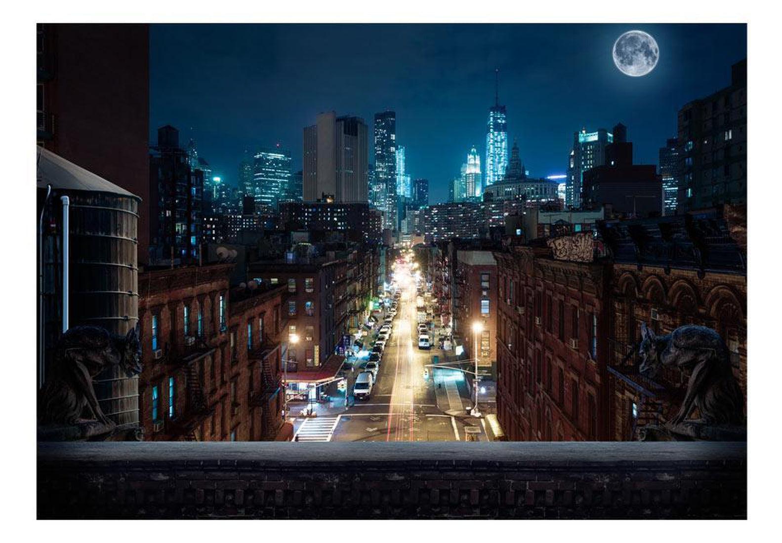 Peel & Stick Wall Mural - Sleepy New York - Removable Wall Decals