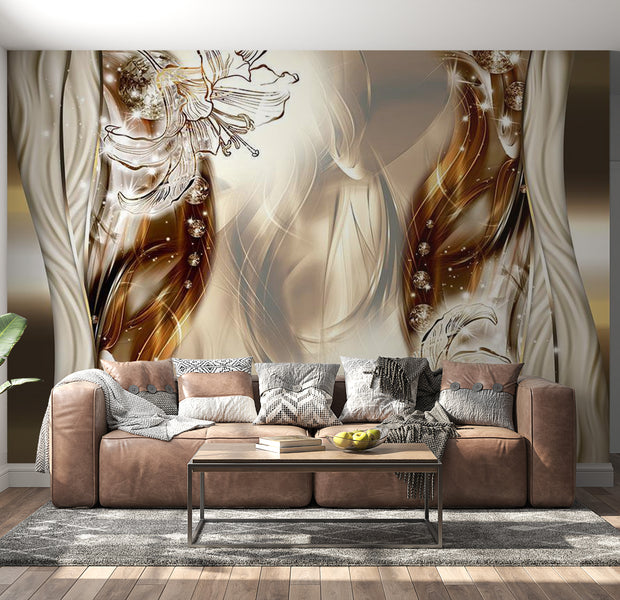 Peel & Stick Floral Wall Mural - Ethereal Sheen - Removable Wall Decals