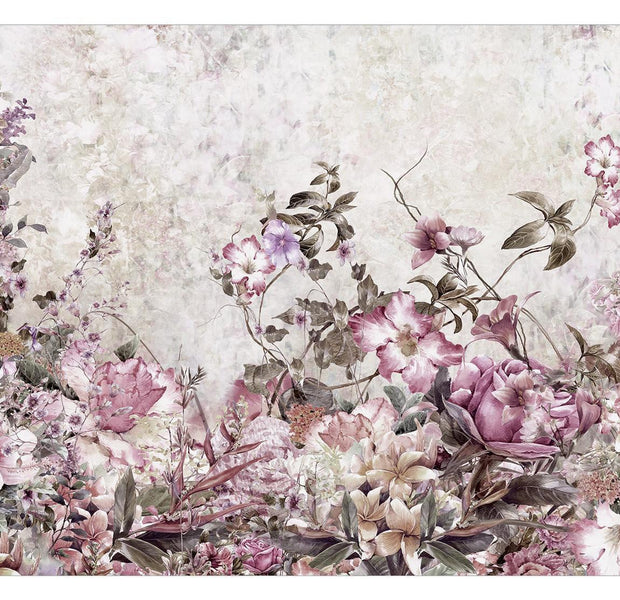 Peel & Stick Floral Wall Mural - Floral Meadow - Removable Wall Decals