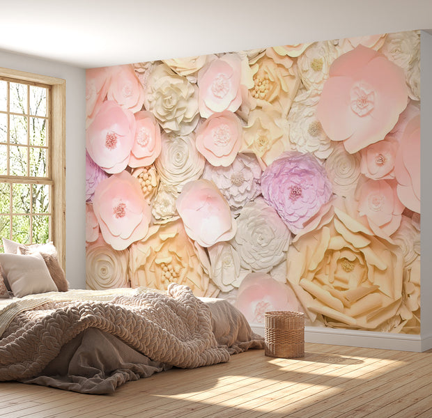 Peel & Stick Floral Wall Mural - Flower Bouquet - Removable Wall Decals