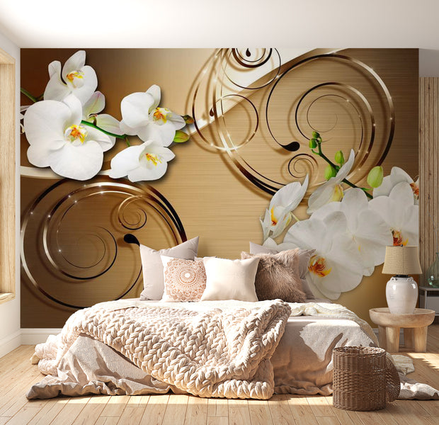 Peel & Stick Floral Wall Mural - Forbearance - Removable Wall Decals