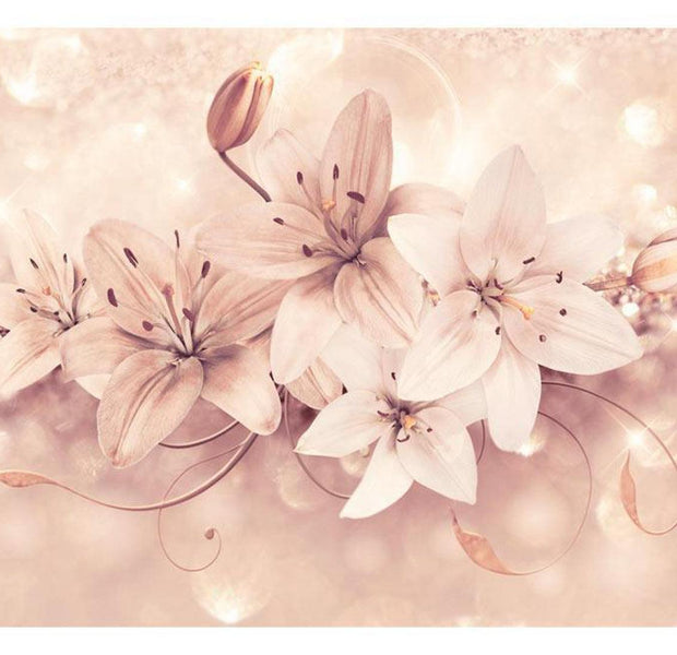 Peel & Stick Floral Wall Mural - Jewels Of Light - Removable Wall Decals