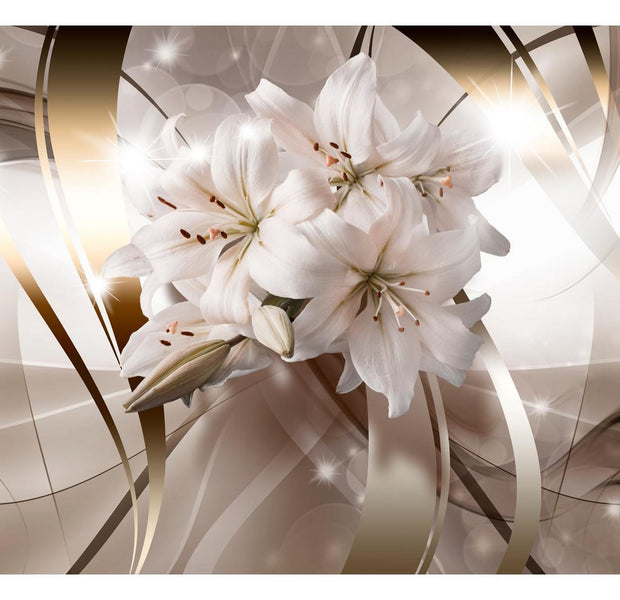 Peel & Stick Floral Wall Mural - Lily Bunch - Removable Wall Decals