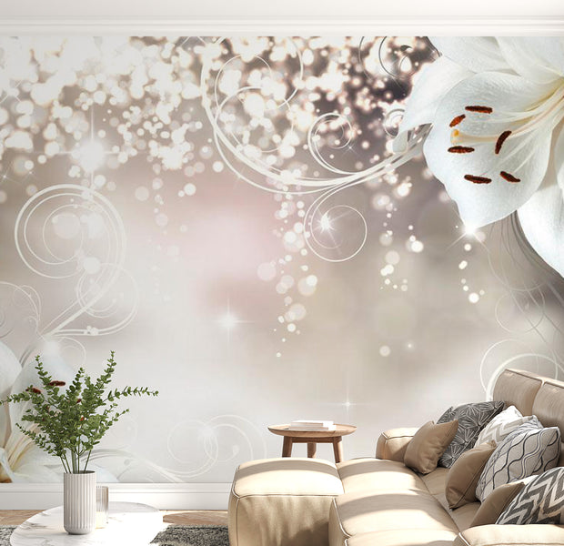 Peel & Stick Floral Wall Mural - Magic Composition - Removable Wall Decals