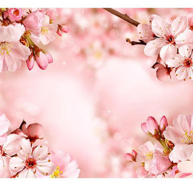 Peel & Stick Floral Wall Mural - Magical Cherry Blossom - Removable Wall Decals