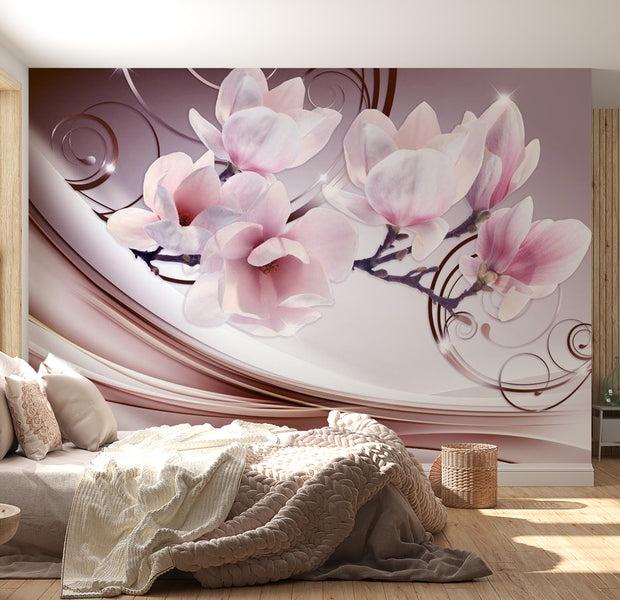 Peel & Stick Floral Wall Mural - Meet The Magnolias - Removable Wall Decals